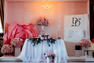 Оформление ресторана в стиле Диор