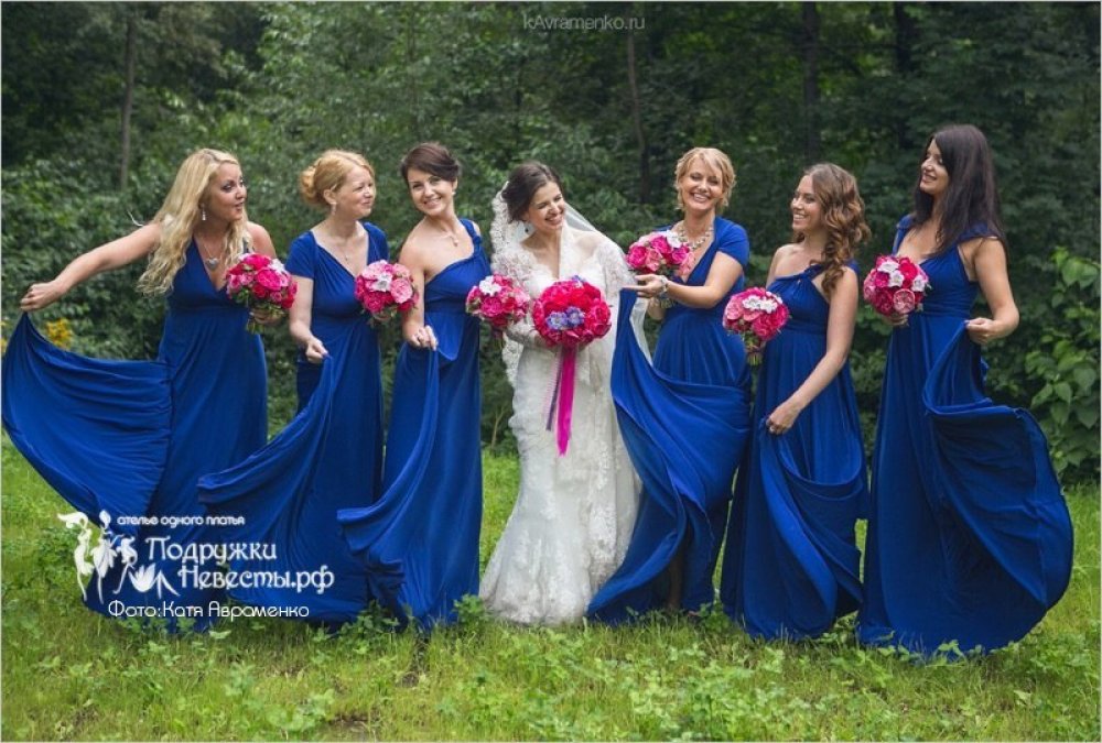 Платья для подружек невесты. 