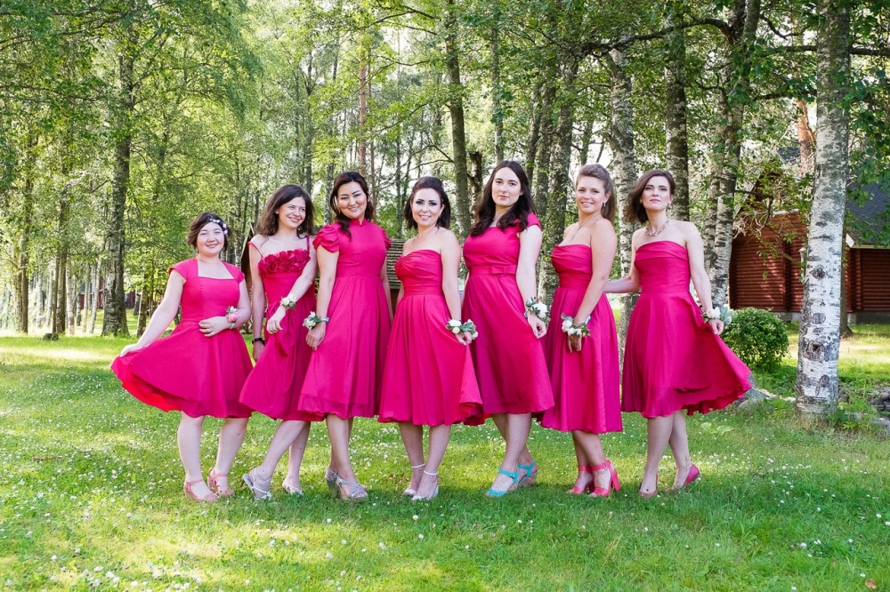 платья подружек невесты