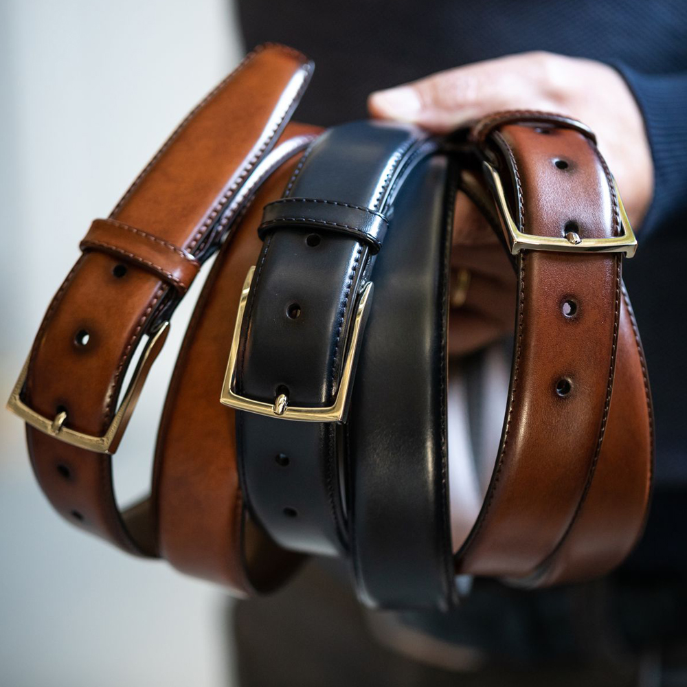 Кожаные мужские ремни