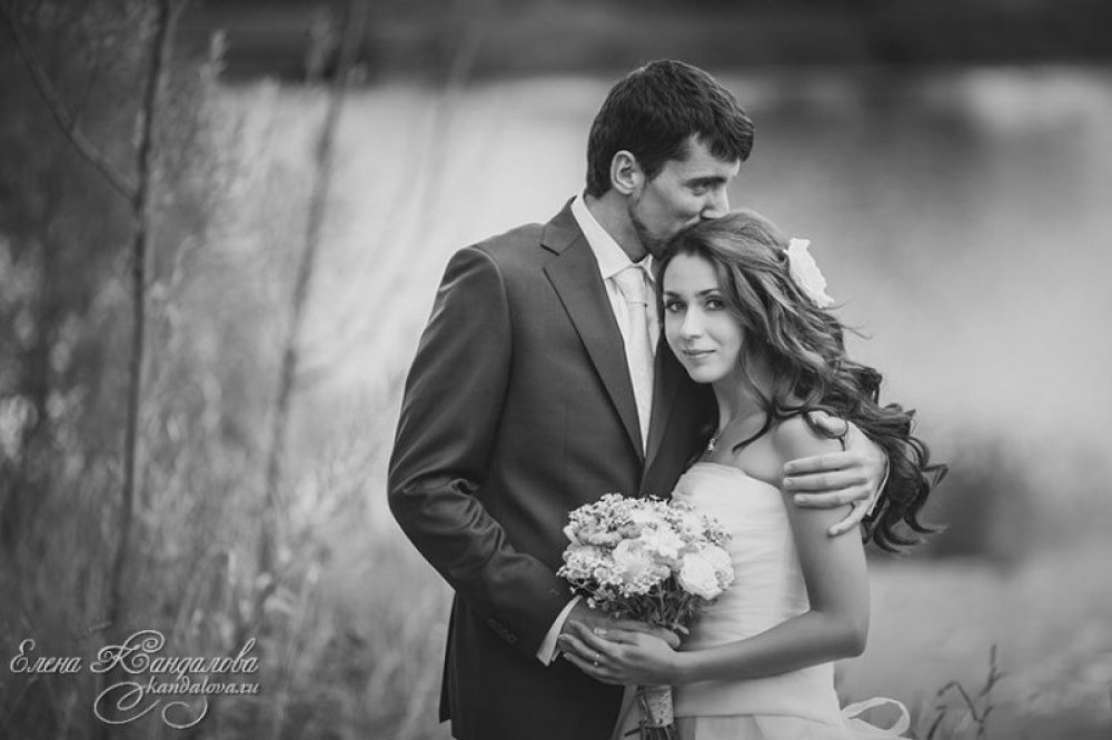 свадебная прическа с локонами