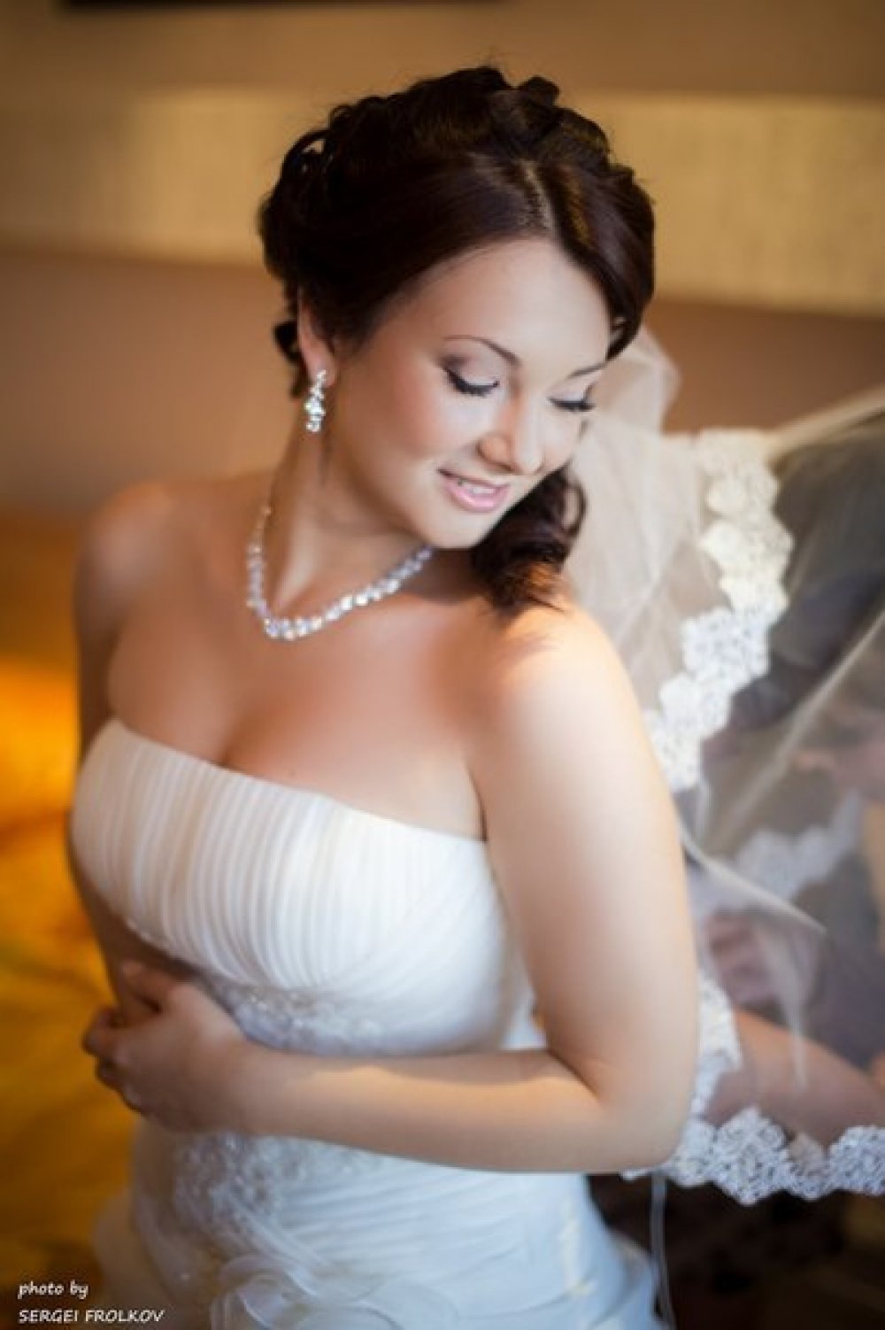 свадебный образ 
макияж и прическа для невесты Александры 27 июля 2014