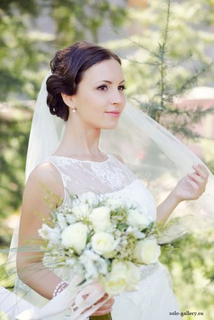 Букет невесты с розами