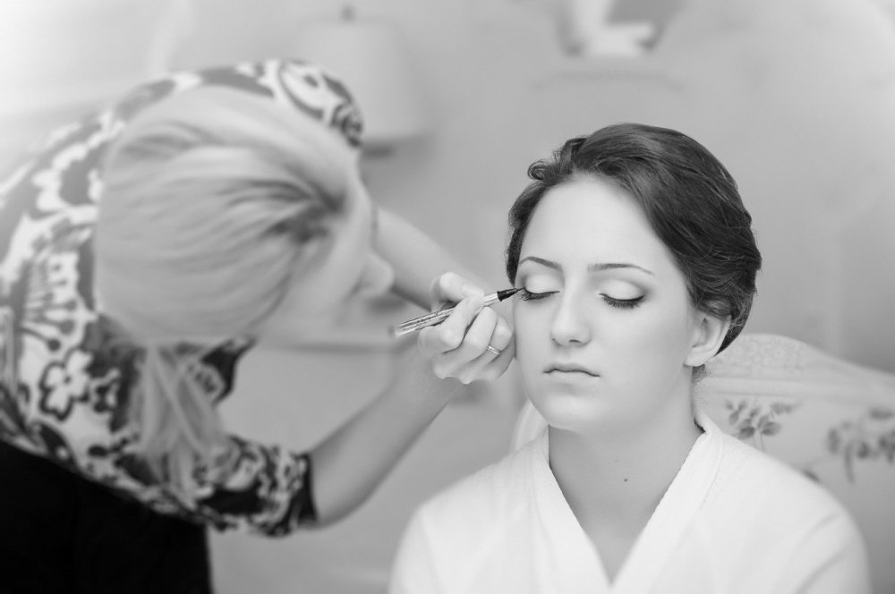 Свадебная прическа, макияж