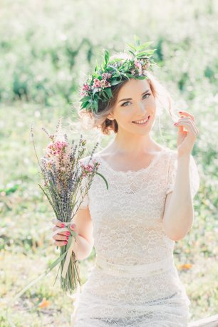 Воздушный пучок и веночек