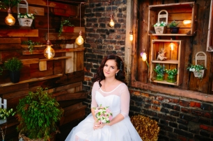 Свадебный макияж со стрелками