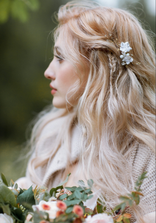 свадебные прически для длинных волос,  пляжные волны, стилист ЗЛАТА ЛЯЕВА