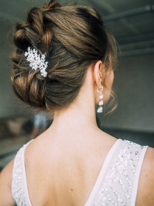 Образ невесты, прическа