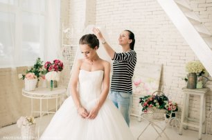 Подготовка к свадебной фотосессии