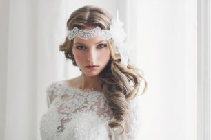 Винтажный образ невесты на свадьбе