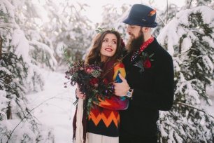 Зимняя свадьба в стиле бохо