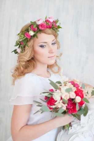 Цветы в образе невесты