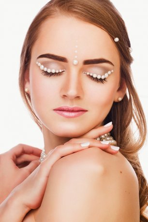 Жемчужный макияж