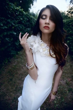 Выразительный вечерний макияж на свадьбу