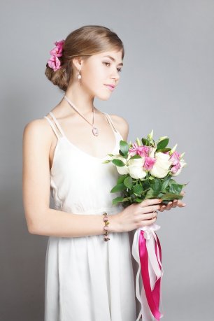 Букет с розами