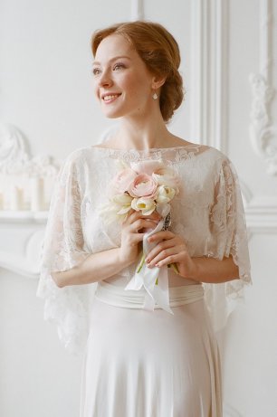 Свадебная прическа и макияж невесты