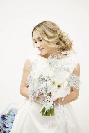 Прическа и макияж невесты