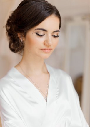 Нежный макияж невесты