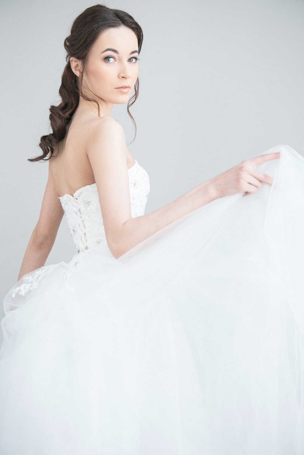 Нежный натуральный образ невесты