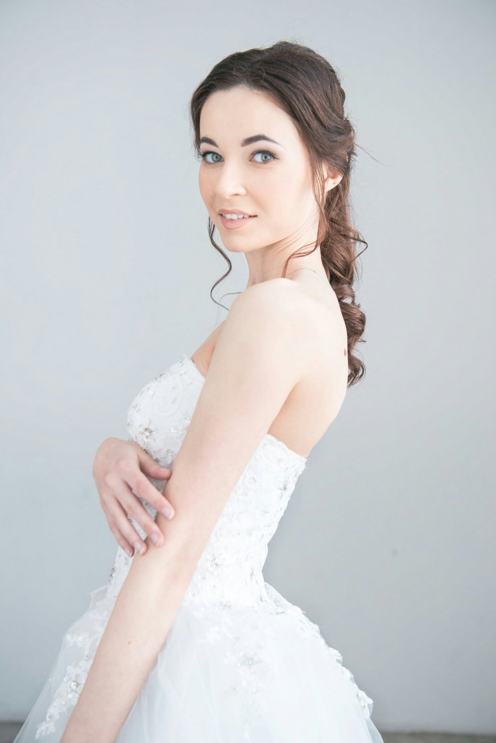 Нежный натуральный образ невесты