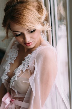 Нежный свадебный образ невесты