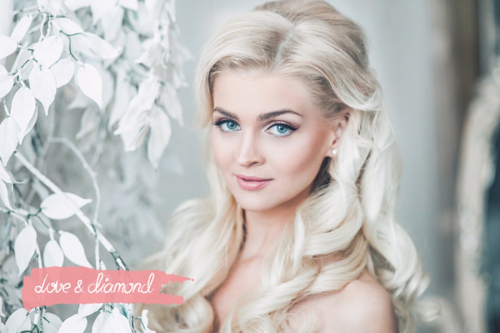 Свадебная прическа и макияж Love & Diamond
