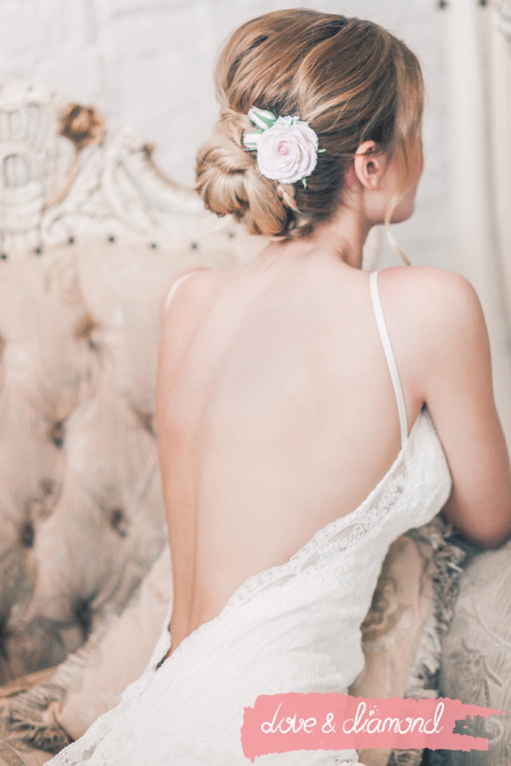 Свадебная прическа и макияж Love & Diamond
