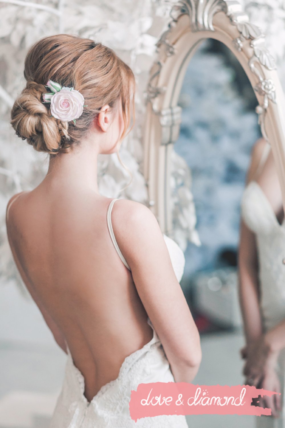Свадебная прическа и макияж Love & Diamond