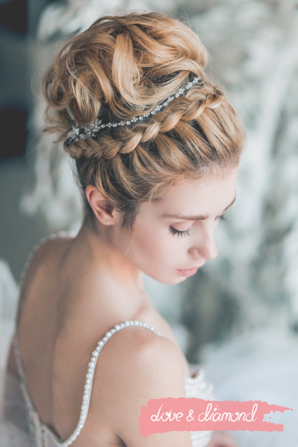 Свадебная прическа и макияж Love & Diamond