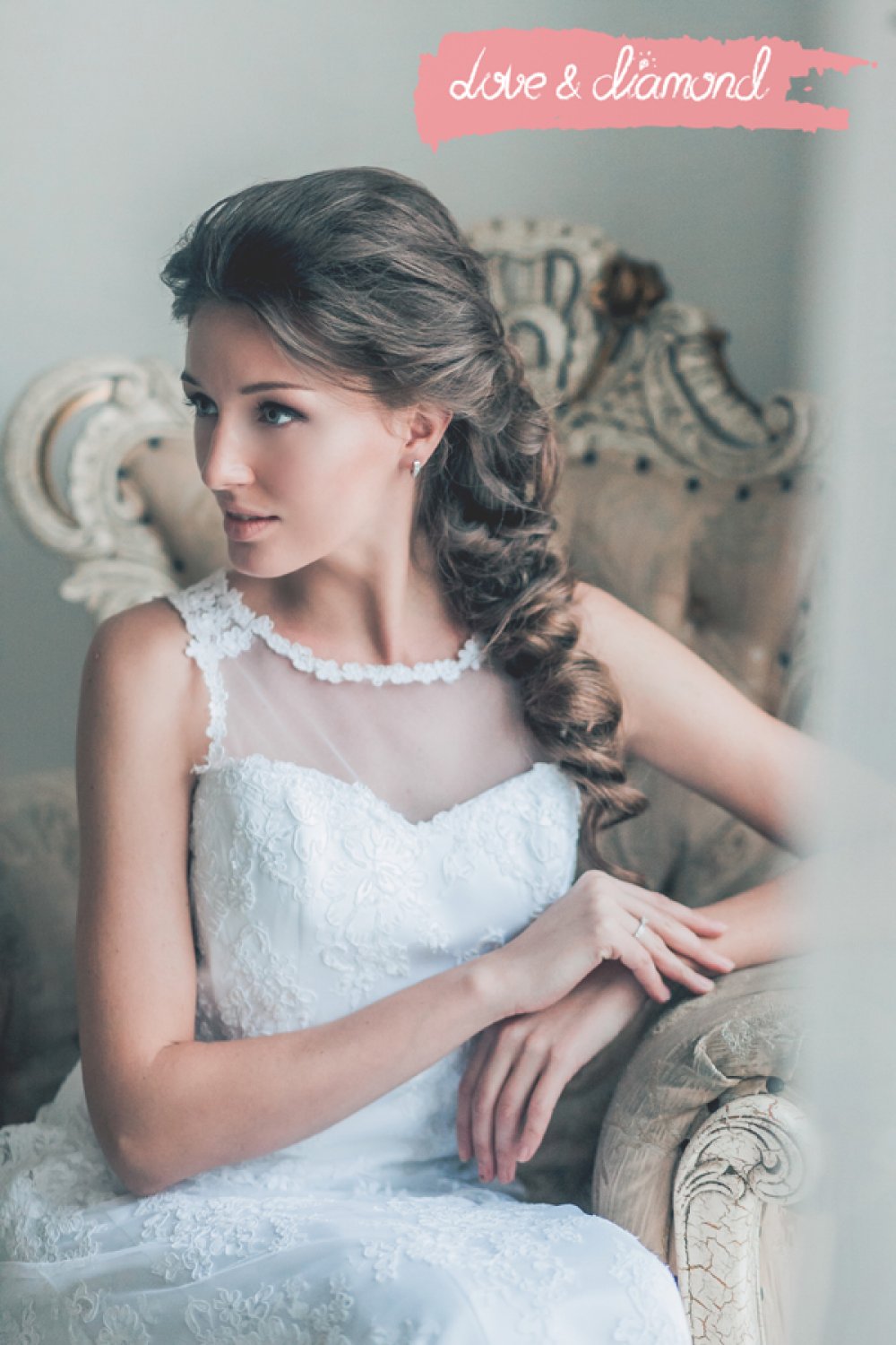Свадебная прическа и макияж Love & Diamond