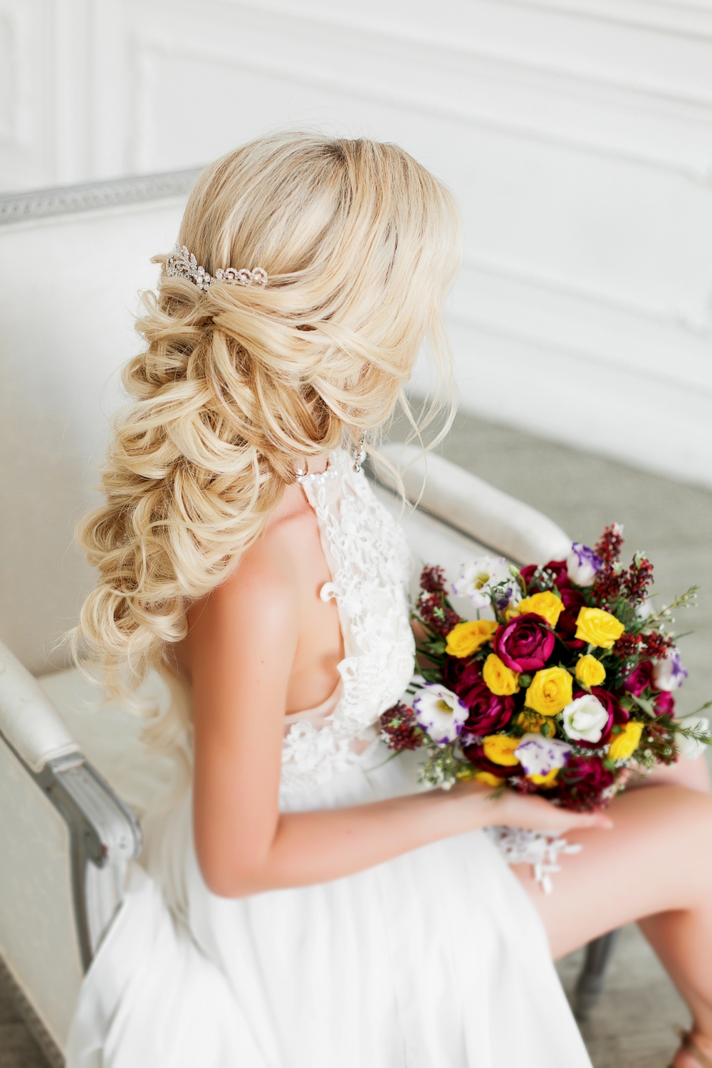 Свадебная прическа в греческом стиле