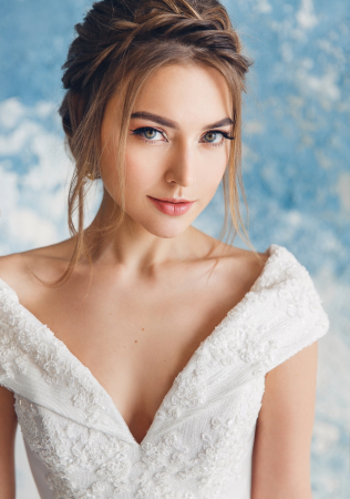 свадебные прически для длинных волос,  французское плетение, стилист БОЛЬШАКОВА ЛИДИЯ