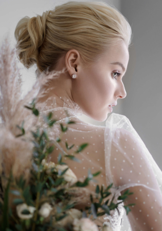 свадебные прически для длинных волос,  ракушка, стилист KHVANACO