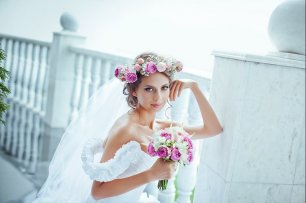 Укладка с венком