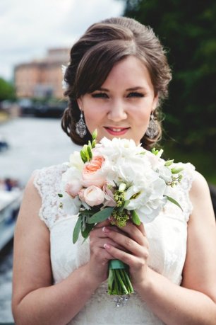 Макияж и прическа невесты