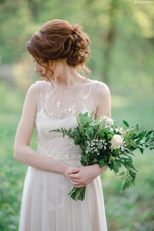 Летний свадебный букет