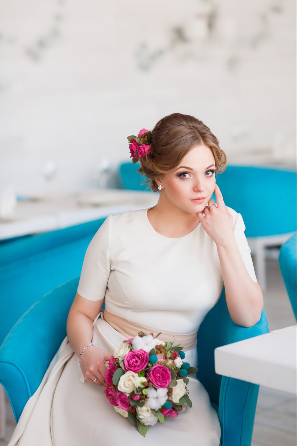  Визажист-стилист: Алена Харченко https://vk.com/clubmakeupkrasnodar
Невеста: Юлия Попова