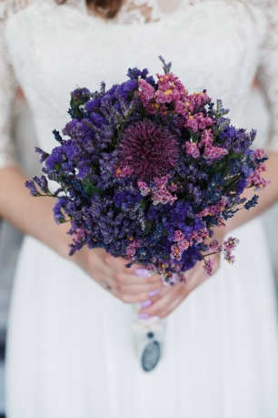Букет невесты из сухоцветов