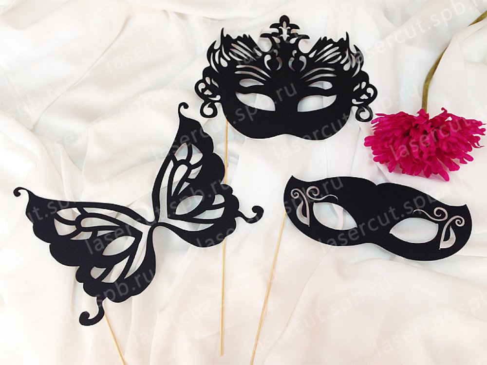 Маски из картона для фотосессии
