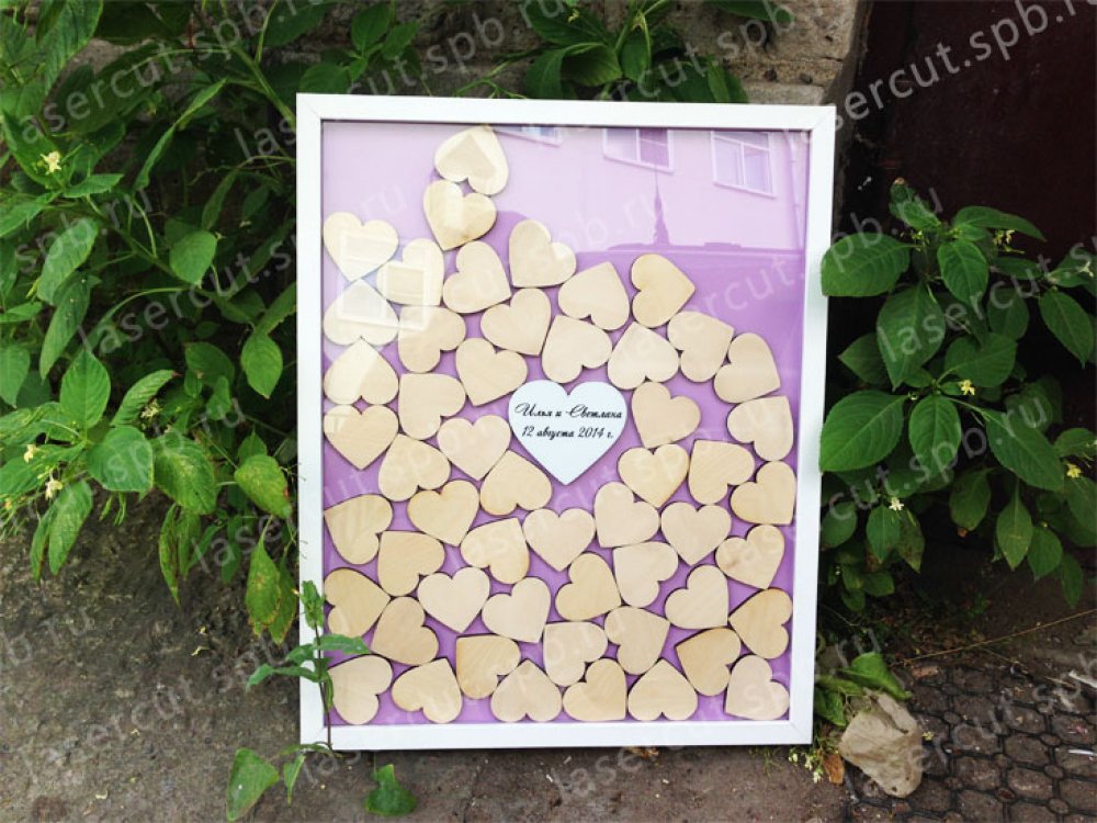 Картина для пожеланий с цветным фоном, 300*400 мм