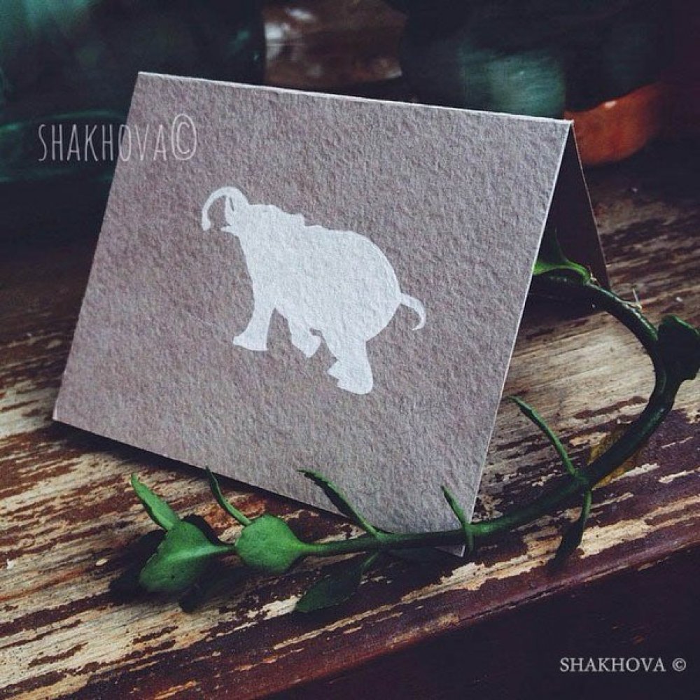 Карточка для гостя. Тема рисунка по Вашему желанию.