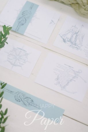 Приглашения в морской тематике