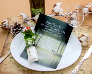 Пригласительные к эко-стиле