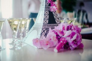 Букет в цвете фуксия