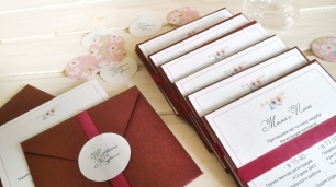 Яркие свадебные приглашения