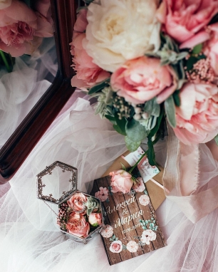 Утро невесты в розовом цвете