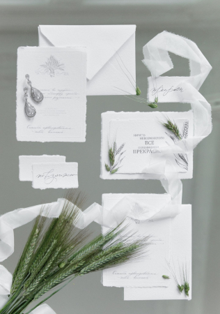 свадебная полиграфия с сухоцветами, TOBEDREAM