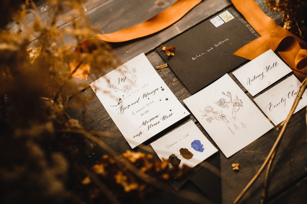 Специальный набор каллиграфии для МК Егора Желова. Полностью ручная работа