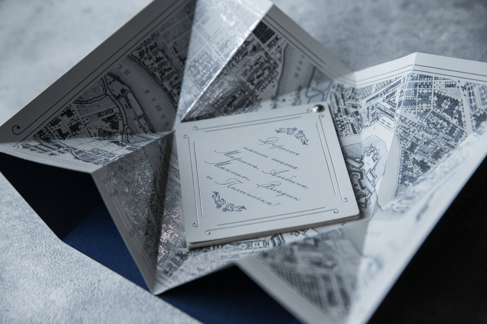 Карта оригами