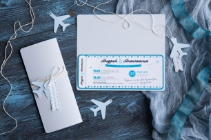 Продолжаем тематику путешествий. Получились нежные и лаконичные приглашения.
